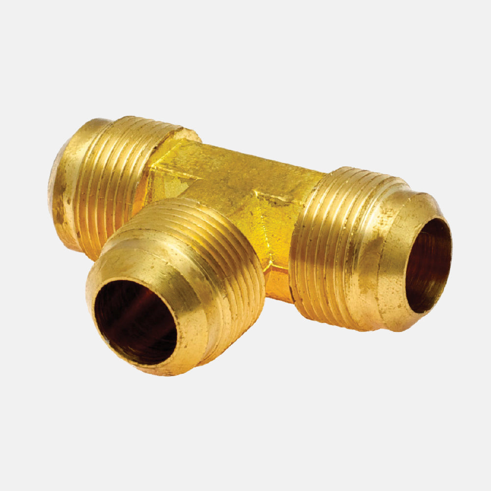 44F Conexión de Latón, Unión Tee Flared