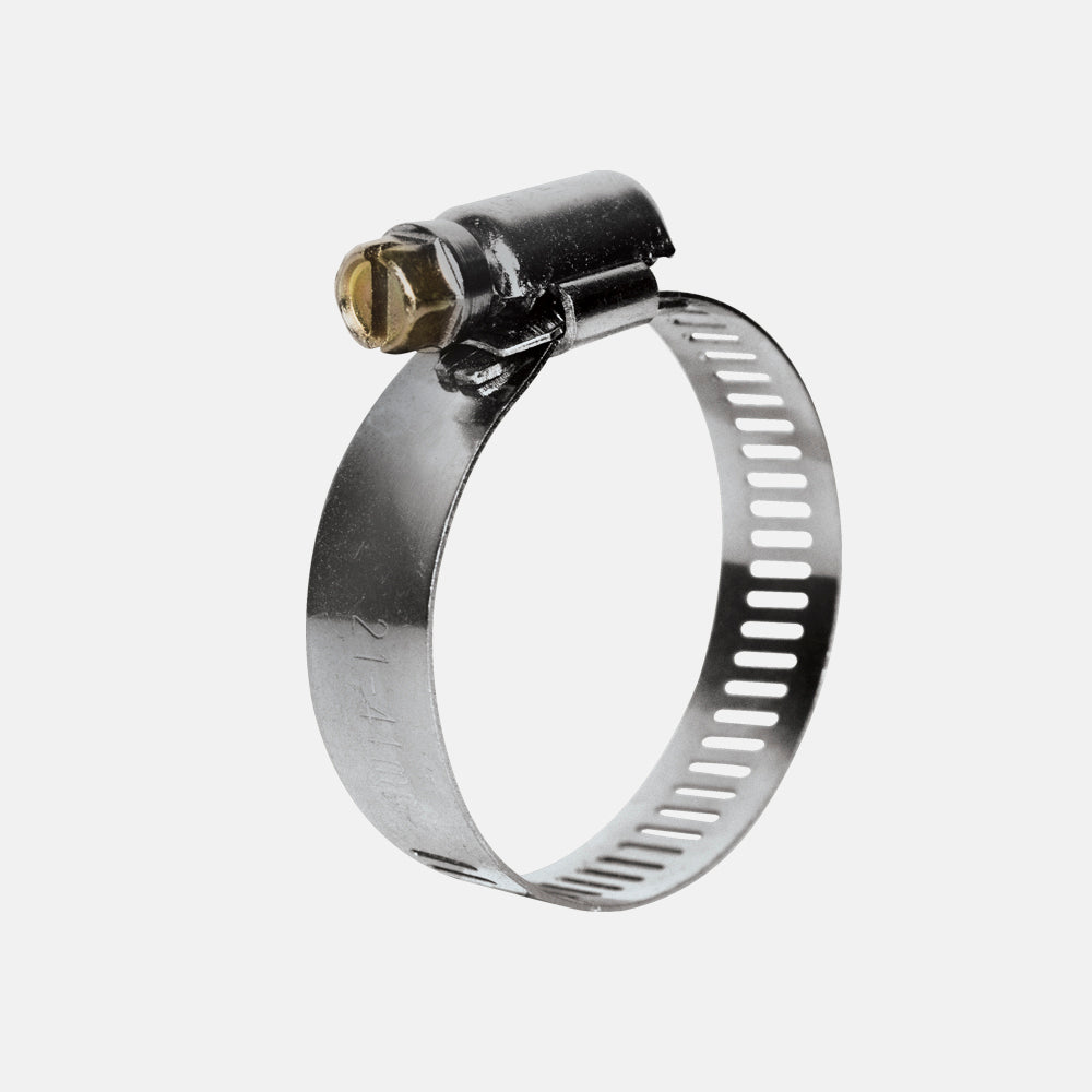 CV Abrazadera Banda Acero Inoxidable 301 / Tornillo Acero al Carbón