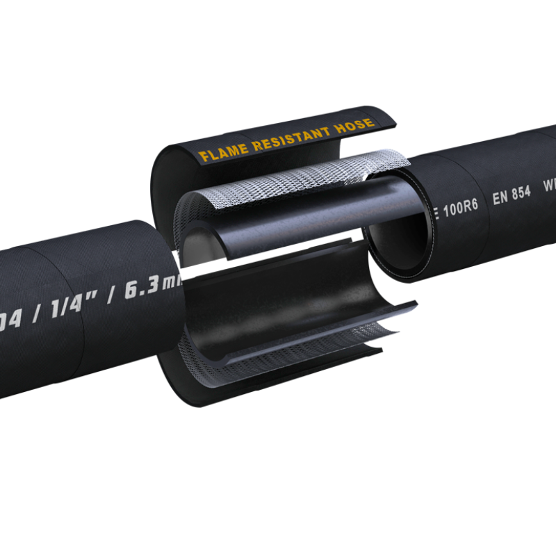 H0106 Manguera Hidráulica SAE 100R6 para gasolina