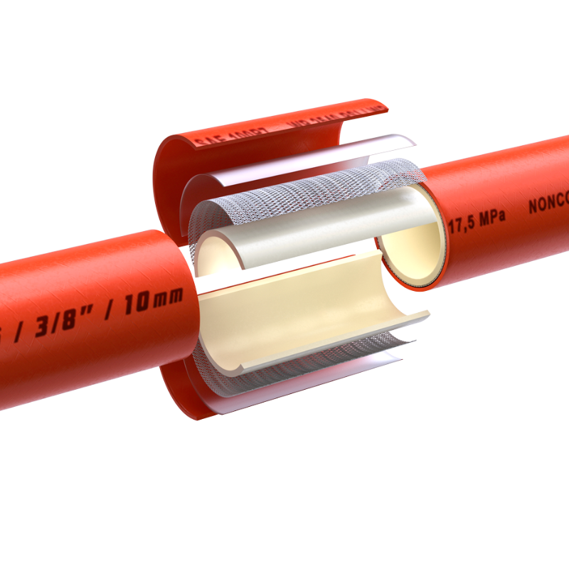 H0107 Manguera Hidráulica SAE 100R7 No Conductiva