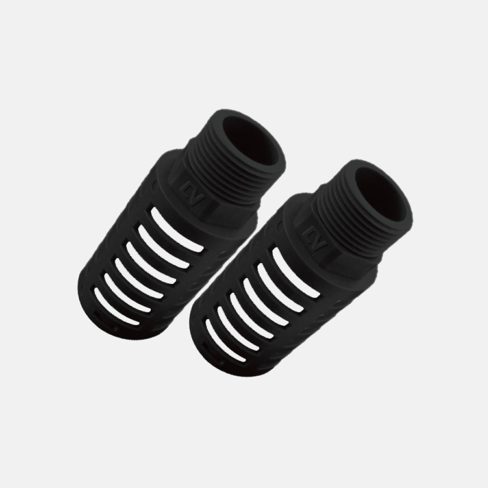 PM Push In en Pulgadas, Silenciador (in)